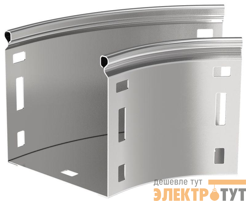 Угол для лотка плавн. 45град. тип Г01 ESCA 100х200мм IEK CPG01-0-45-100-200