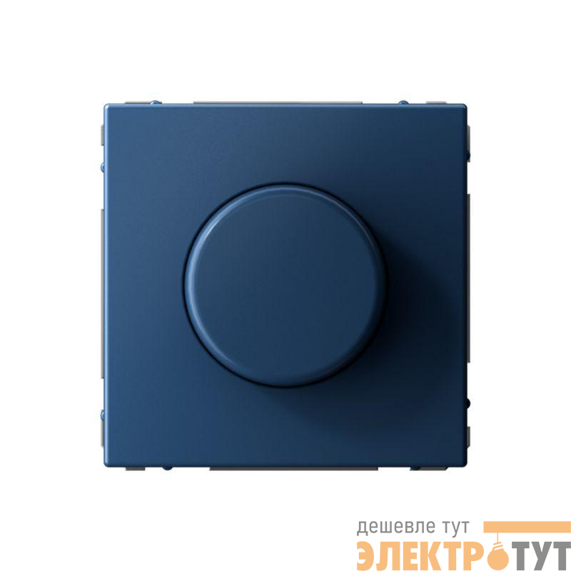 Светорегулятор поворотно-нажимной (диммер) ArtGallery LED RC 400Вт механизм аквамарин SE GAL001123