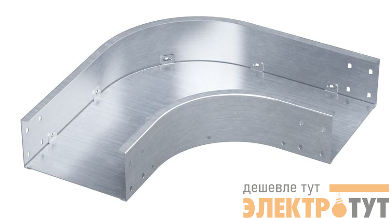 Угол для лотка горизонтальный 90град. 200х100 1.2мм в компл. с крепежн. элемент. DKC SDN1020K
