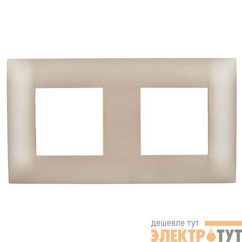 Рамка 2-м SKANDY SK-F02Sa песочн. IEK SK-M22-K98