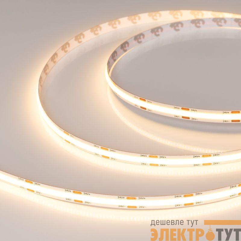 Лента светодиодная COB-X544-8mm 24V Warm 2700К 11.5Вт/м IP20 (уп.5м) Arlight 031899(3)