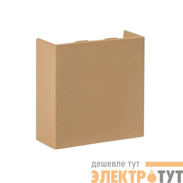 Соединитель на стык 40х16 под свет. дерево Plast PROxima (уп.4шт) EKF conl-40-16x4