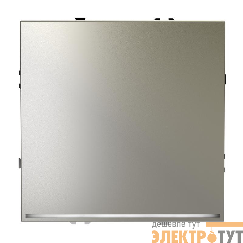 Выключатель 1-кл СП S70 10А с подсветкой механизм шелк Voltum VLS010204