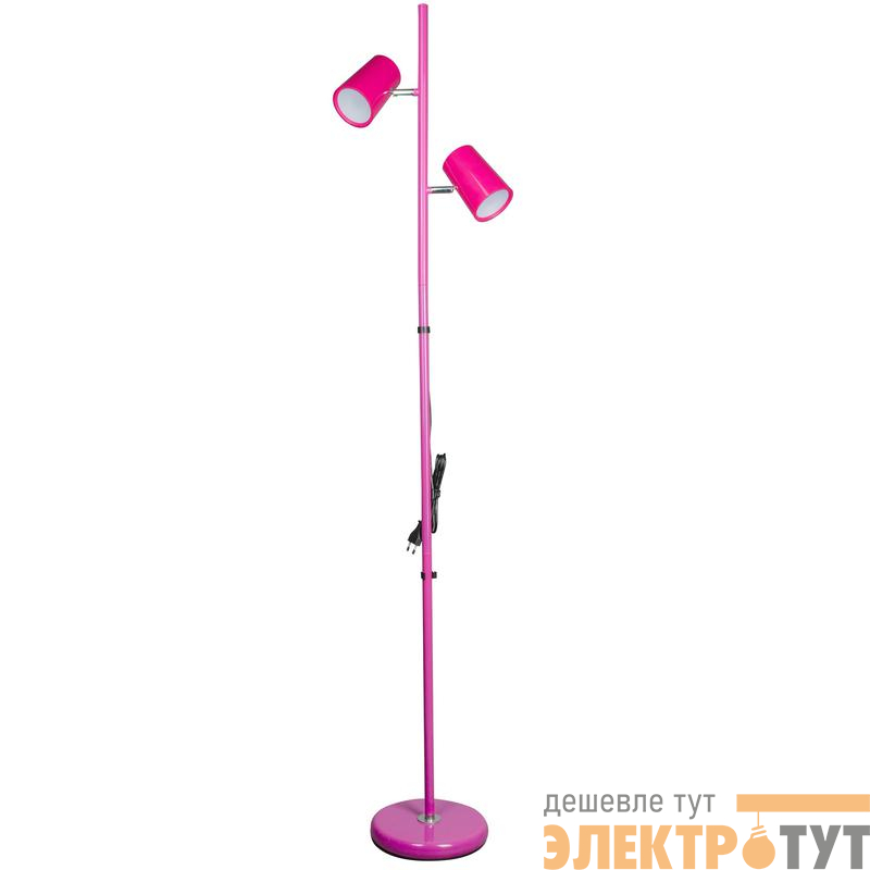 Торшер напольный светодиодный ULM-T600 2х6W/4500K/DIM RED 2х6Вт сенсорный выкл. диммер красн. ТМ Uniel UL-00010176