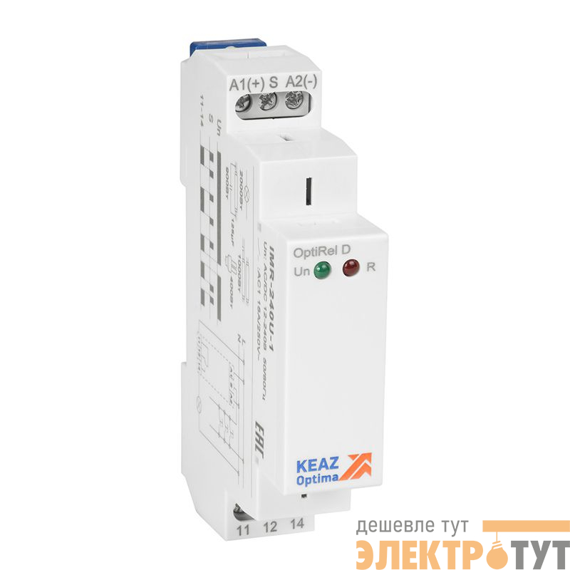 Реле импульсное OptiRel D IMR-240U-1 16А 1СО 12-230АС/DC КЭАЗ 332021