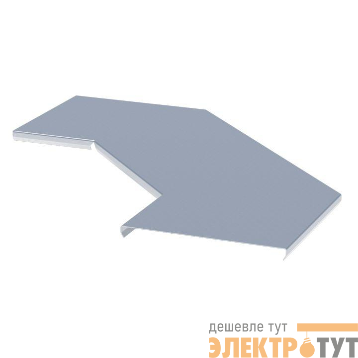 Крышка на угол горизонтальный 90 град. для лотка осн. 400мм EKF kglt90400