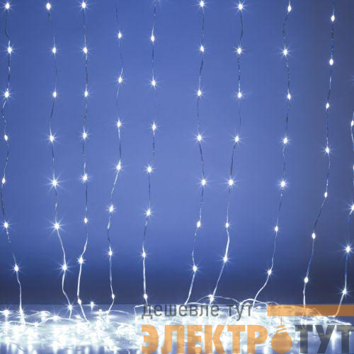 Гирлянда светодиодная "Занавес водопад" 3х2.8м 280LED холод. бел. IP20 ENIN-300WD Эра Б0060419