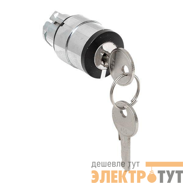 Механизм переключателя исполнительный ХB4 на 2 положения с замком возвратный без фиксации IP65 EKF XB4BG2-65