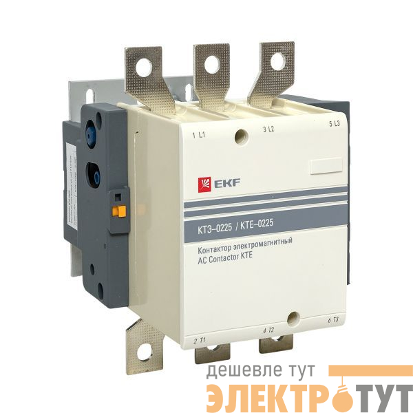 Контактор КТЭ-1 225А кат. 230В AC 1НО EKF ctr-b-225