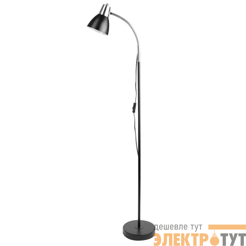 Светильник KD-359F C02 напол. торшер 230В 40Вт E27 черн. Camelion 15188