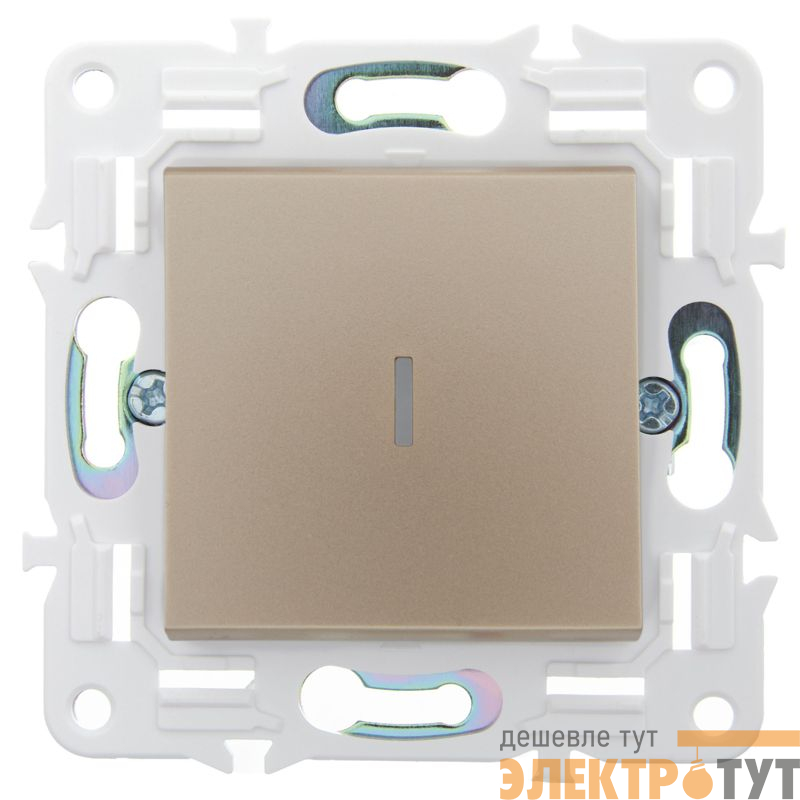 Выключатель 1-кл. SKANDY 10А SK-V07Sa с индикацией песочн. IEK SK-V10-1-10-K98