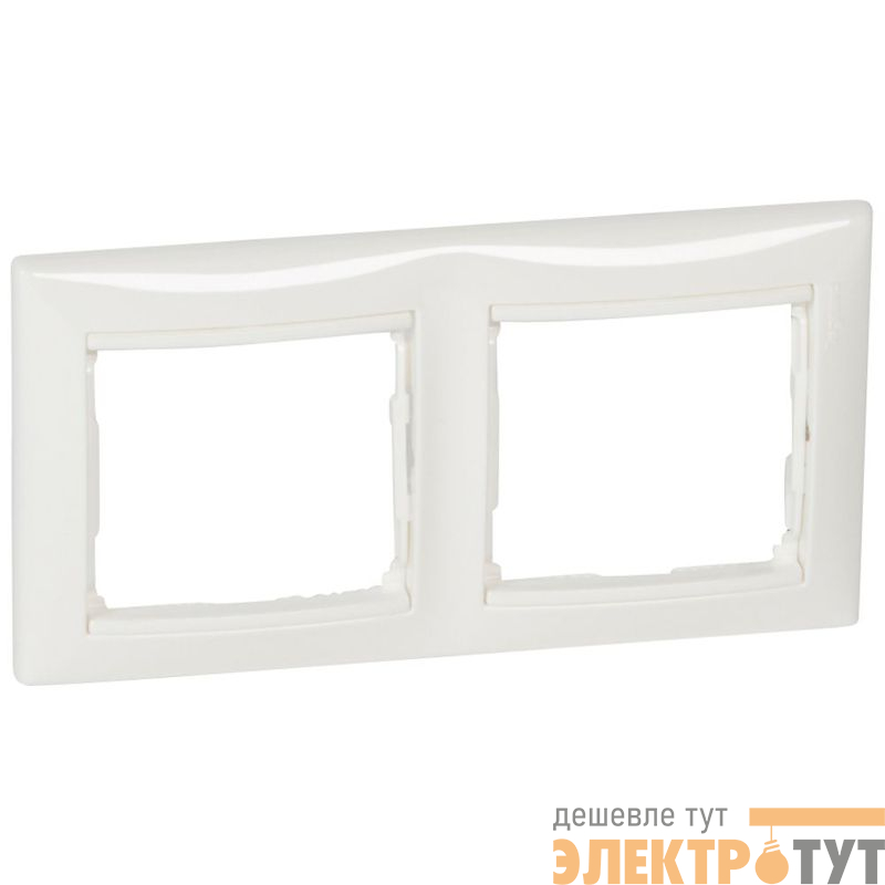 Рамка 2-м СП Valena IP20 горизонт. бел. (DIY-упак.) IEK 694241