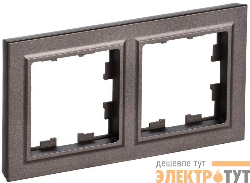 Рамка 2-м BRITE РУ-2-БрТБ бронза IEK BR-M22-K45