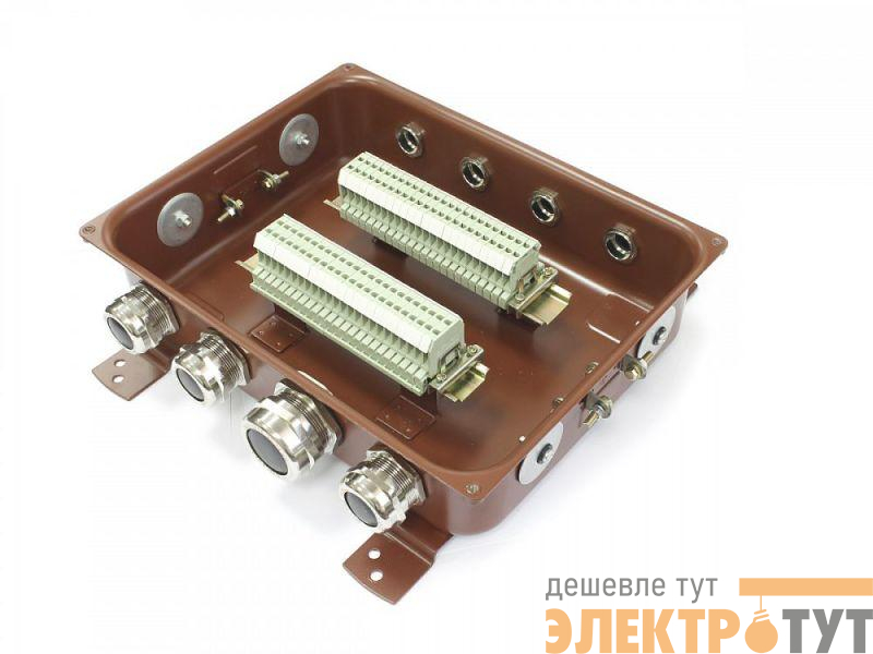 Коробка КЗНС-32 УХЛ1.5 латун. сальники ГОФРОМАТИК zeta30319