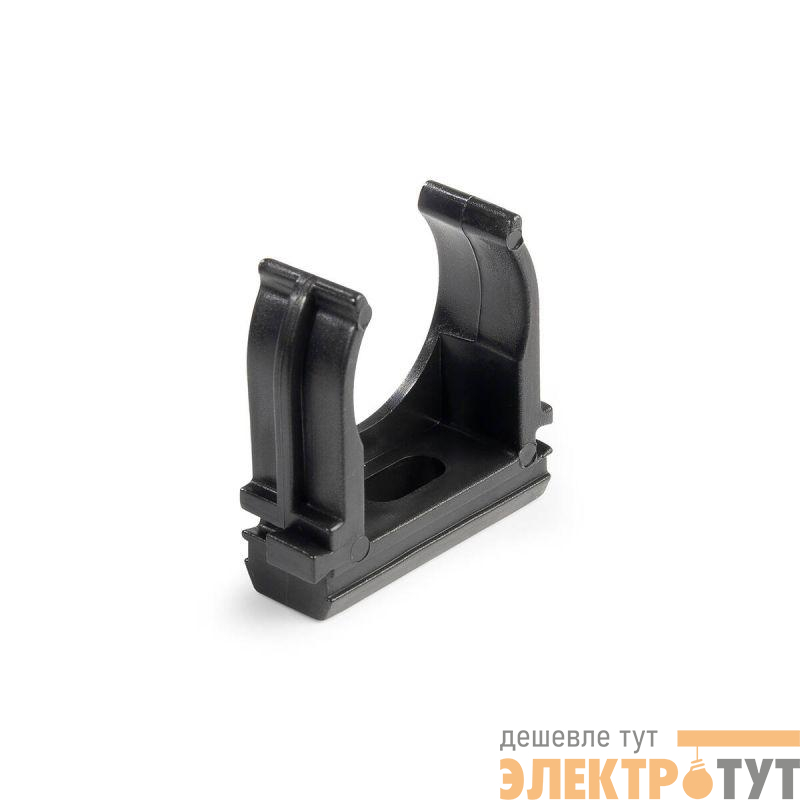 Держатель для труб (клипса) d25 черн. Fortisflex 91052