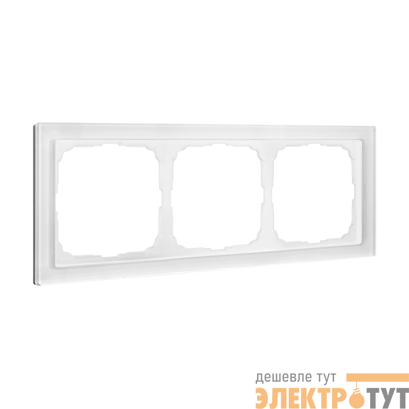 Рамка 3-м ArtGallery Pure органич. стекло бел. SE GAL320103