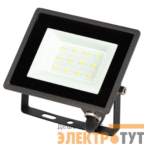 Прожектор светодиодный LPR-023-0-65K-010 10Вт 6500К 800лм IP65 81х75х21.5 уличный Эра Б0052021