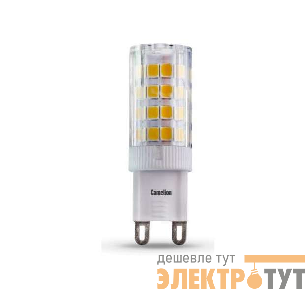 Лампа светодиодная LED4-G9/845/G9 4Вт капсульная 4500К бел. G9 360лм 220В Camelion 12245