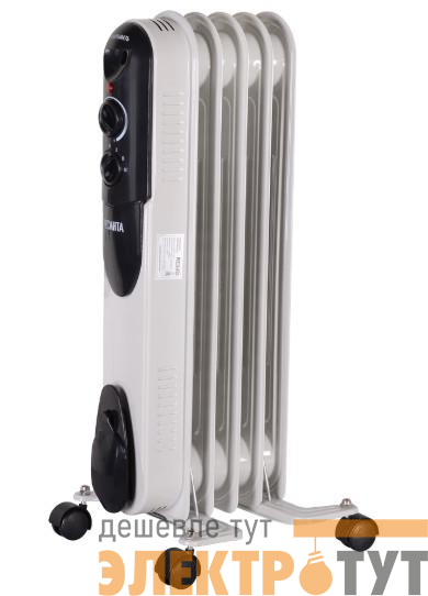 Радиатор масляный 5 секц. 1000Вт ОМПТ- 5Н Ресанта 67/3/2