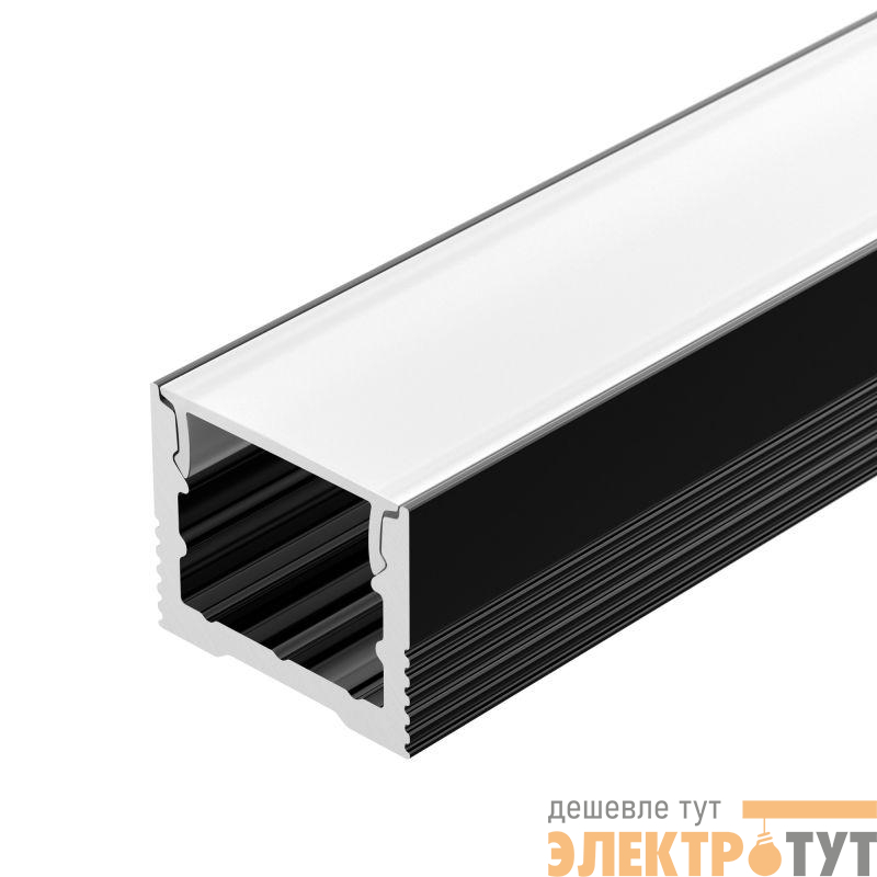 Профиль SL-SLIM-H13M-2000 BLACK L2000 алюм. Arlight 032997