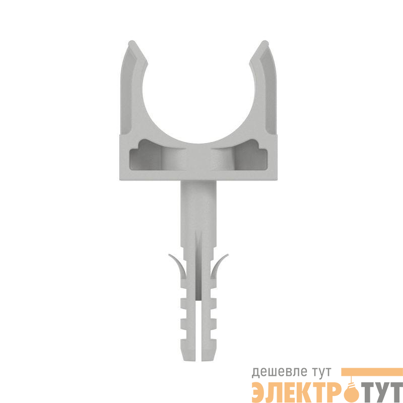 Держатель для труб (клипса) d20мм с защелкой и дюбелем (уп.5шт) DKC 51320R5