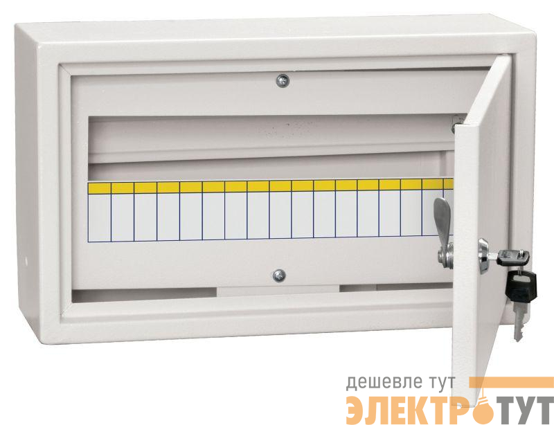 Корпус ЩРн-18 TITAN 3 265х440х120мм IP31 метал. бел. IEK MKM13-N-18-31-Z