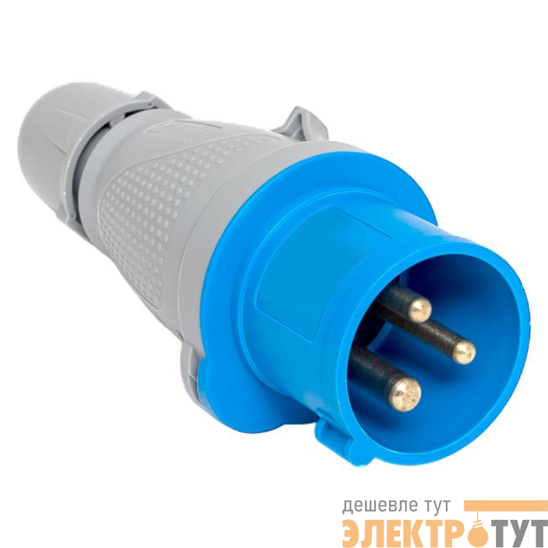Вилка переносная 013 2Р+РЕ 16А 220В IP44 PROxima EKF ps-013-16-220-PRO