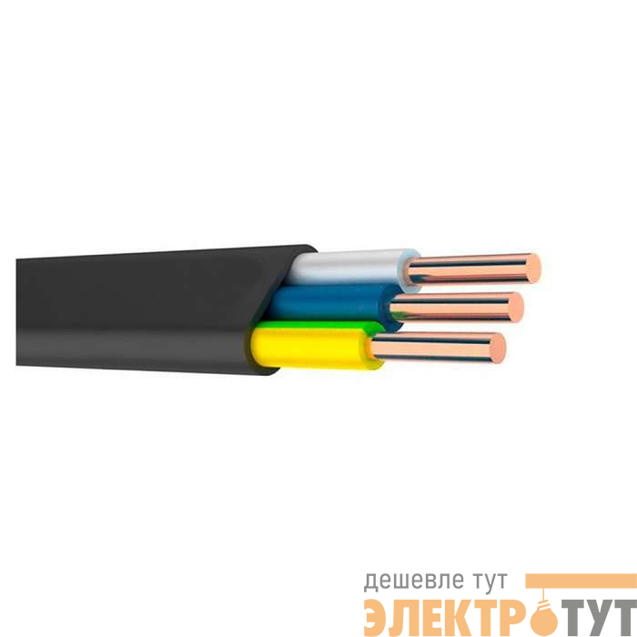 Кабель ВВГ-Пнг(А)-LS 3х1.5 ОК (N PE) 0.66кВ (м) ПромЭл 11854210