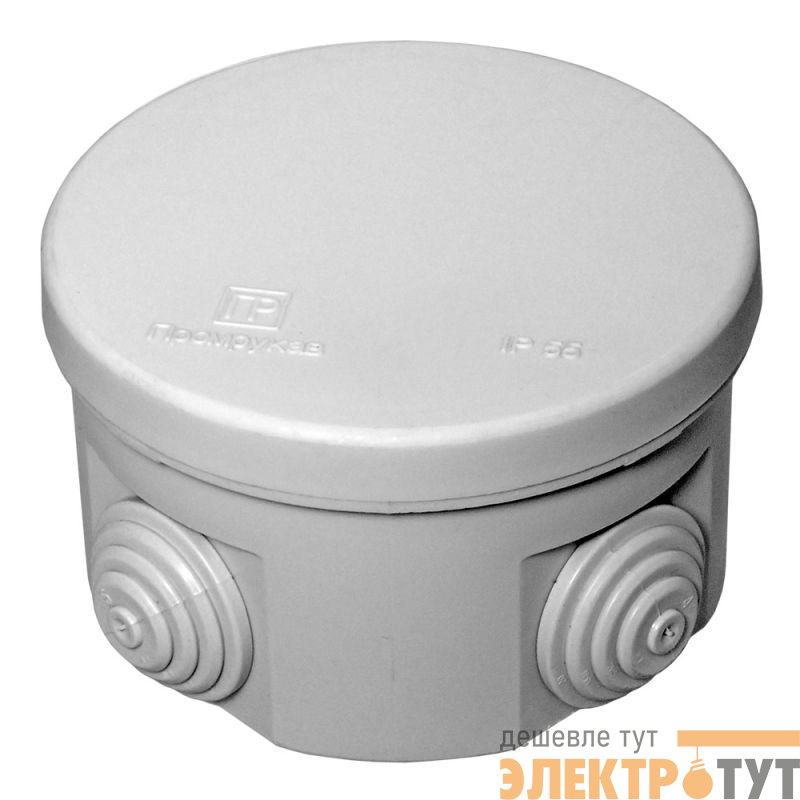 Коробка распределительная ОП безгалогенная (HF) 80х50 Промрукав 40-0120