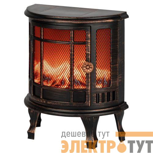 Светильник светодиодный новогодний "Камин Печь" черн. 2хLR14(C) 24х17х33см Эра Б0060487