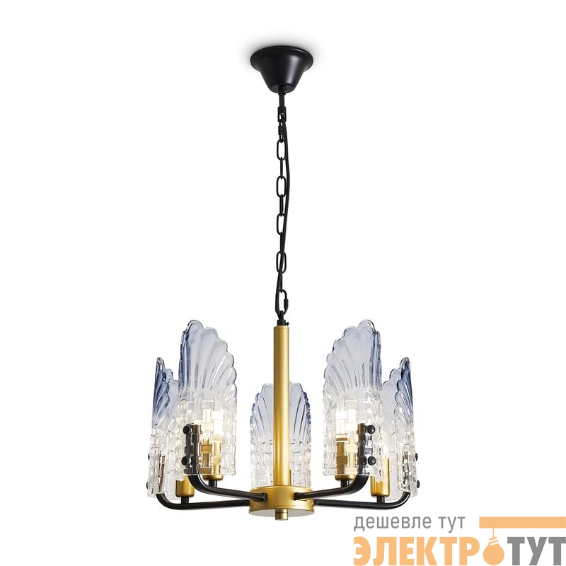 Светильник Ollie 5х40Вт E14 IP20 подвесной Freya FR5525PL-05GB