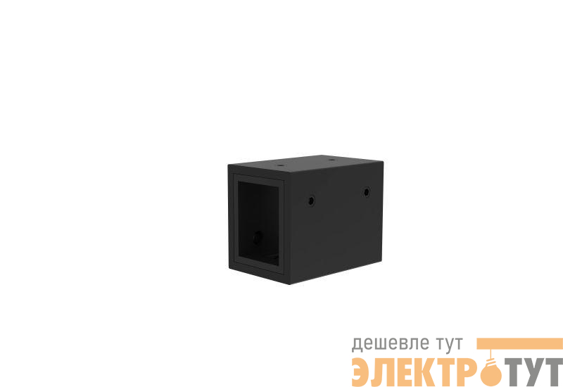 Коннектор прямой с питанием ART-APRIORI-CON-H-POWER (BK горизонтальный) IP20 металл Arlight 039417