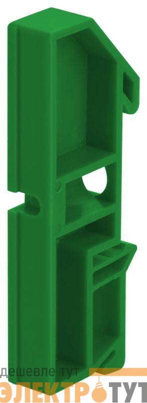 Изолятор для шин NO-224-67 на DIN-рейку зел. Эра Б0062966