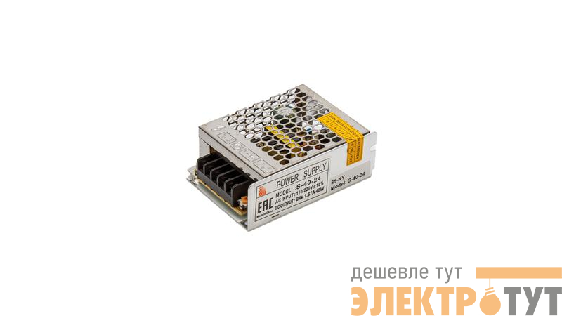 Блок питания S-40-24 40Вт 24В сетка SWG Standard 00000000127