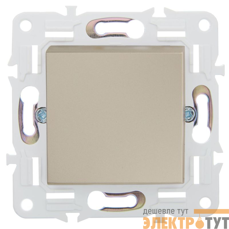 Выключатель перекрестный 1-кл. SKANDY 10А SK-V03Sa песочн. IEK SK-V13-0-10-K98