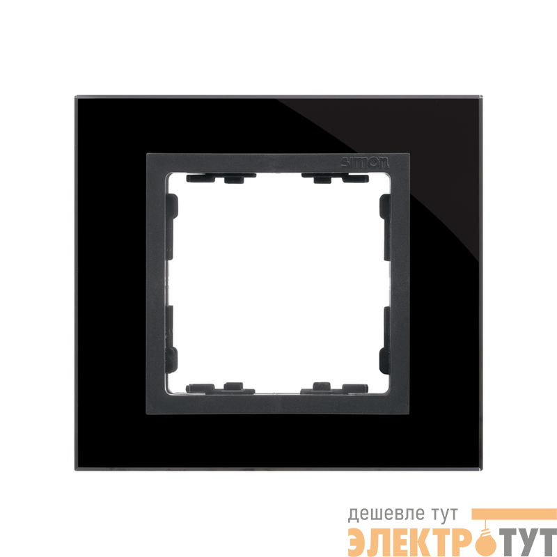 Рамка 1-м Simon82 Nature черн./графит стекло Simon 82817-32