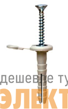 Саморез 4х35мм с дюбелем C6 (уп.100шт) DKC CM06520