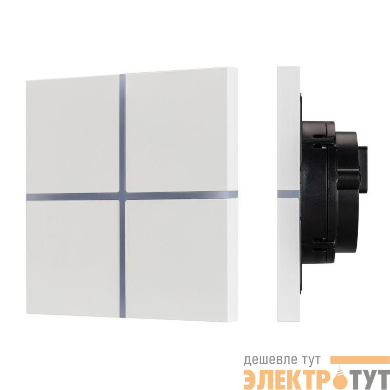 Панель сенсорная KNX-304-13-IN White (BUS Frameless) (IP20 металл) INTELLIGENT ARLIGHT 038310