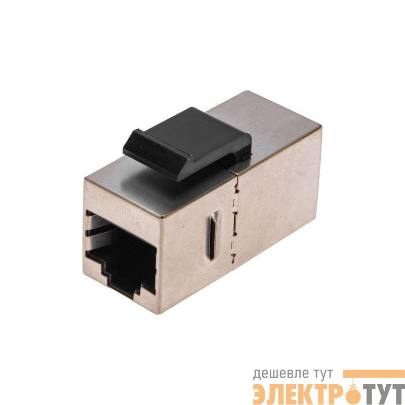 Адаптер проходной Keystone Jack RJ-45(8P8C) FTP кат.6 PRO Rexant 02-0109