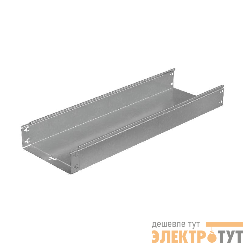 Лоток неперфорированный 100х300 L6000 1.5мм "Быстрый монтаж ПЛЮС" КМ PL12193