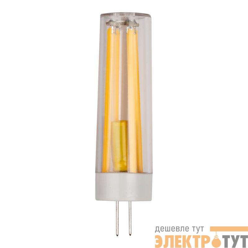 Лампа светодиодная филаментная PLED-G4 PRO 8Вт 2700К 680лм 230В d16.5х65мм без пульсации JazzWay 5062504
