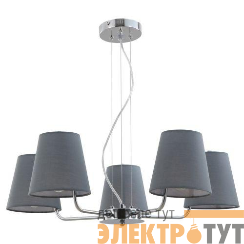 Люстра Evie 2087-305 5хE14 40Вт классика Rivoli Б0055639