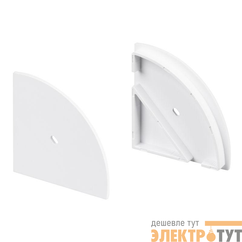 Заглушка KANT-H55 ROUND с отверстием пластик (комплект) Arlight 044615