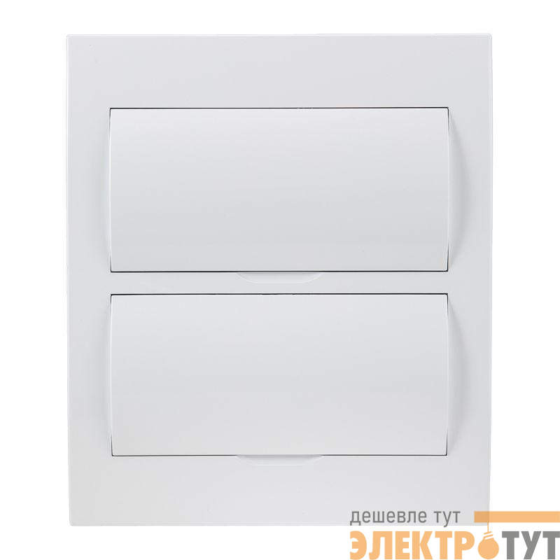 Бокс ЩРВ-П-24 IP41 пластик. бел. (бел. дверца) Rexant 11-0225