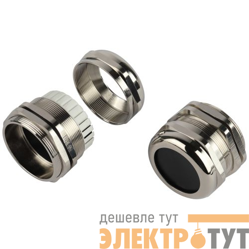 Ввод кабельный (сальник) PGM 48 d37-44мм (d отверст. 60мм) IP68 латунный (уп.2шт) NO-224-264 Эра Б0065214