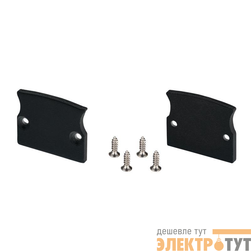 Заглушка СEIL-S14-SHADOW FLAT BLACK глухая металл Arlight 040780