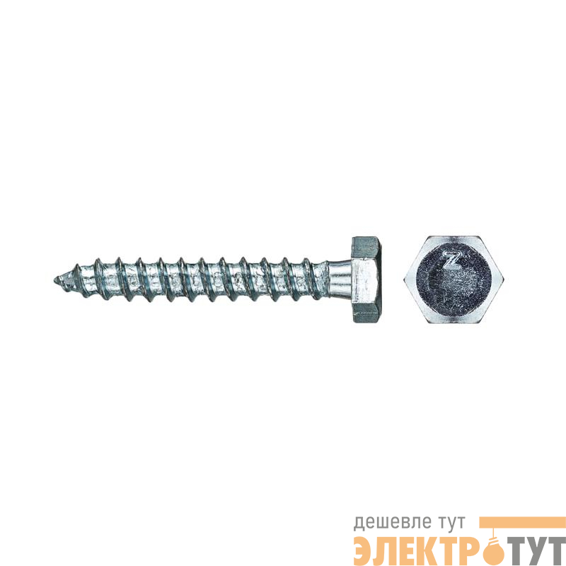 Болт сантехнический 6х40 DIN 571 оцинк. (уп.4шт) Tech-Krep/Zitar 102580