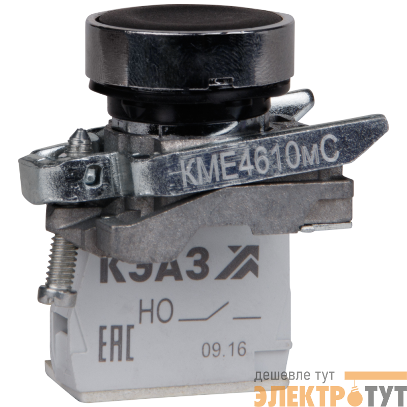 Кнопка КМЕ4522м-красный-2но+2нз-цилиндр-IP54 КЭАЗ 293182