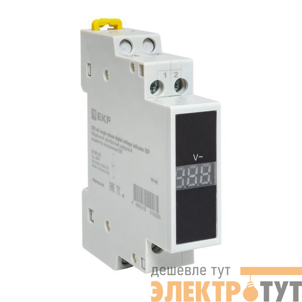 Индикатор напряжения модульный однофазный цифровой EKF VDI-G31
