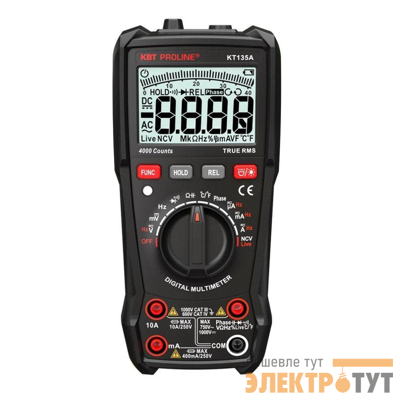 Мультиметр цифровой KT 135А PROLINE КВТ 101562